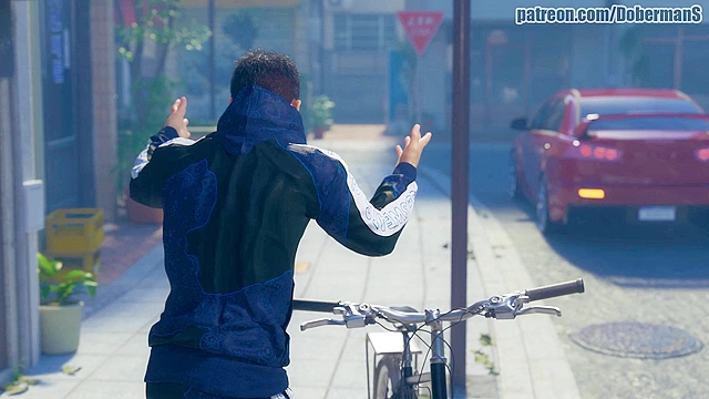 Cheating japanese girlfriend with tight pussy loves big cocks - 3D ntr comics