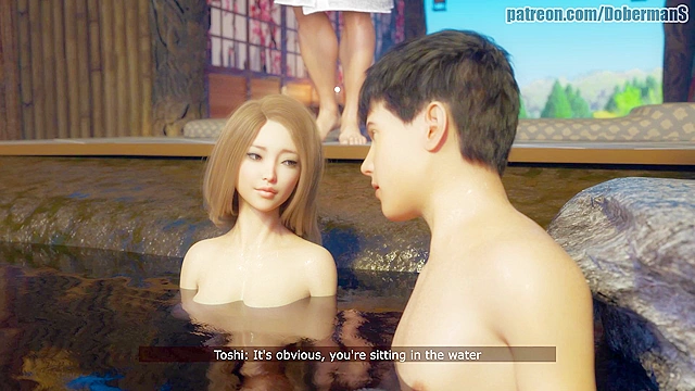 Cheating japanese girlfriend with tight pussy loves big cocks - 3D ntr comics