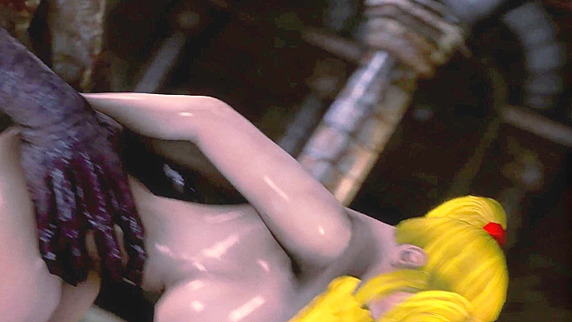 Busty 3d hentai babes line up to serve their master - the devil himself