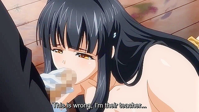 Rin x Sen 2 - Hentai teacher and students get gangbanged at dirty school