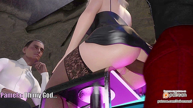 White girl gets surprise anal from black dick at the club