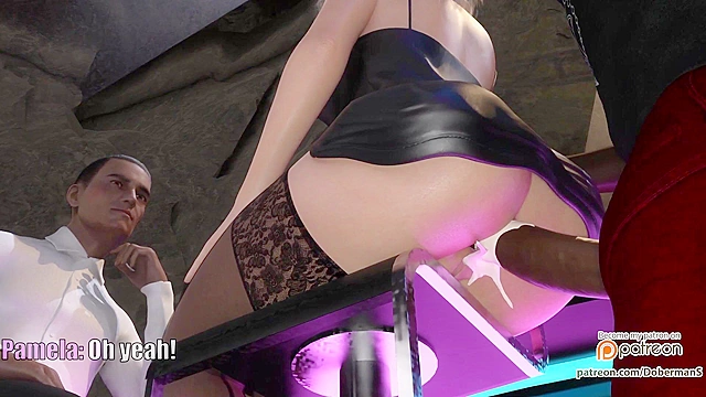 White girl gets surprise anal from black dick at the club