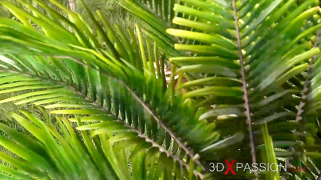 Sexy 3d blonde college girl gets fucked hard in her ass by a black big cock