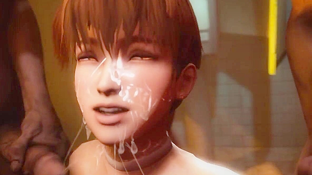 Kunoichi 1 - Animated 3D monster devours some humans