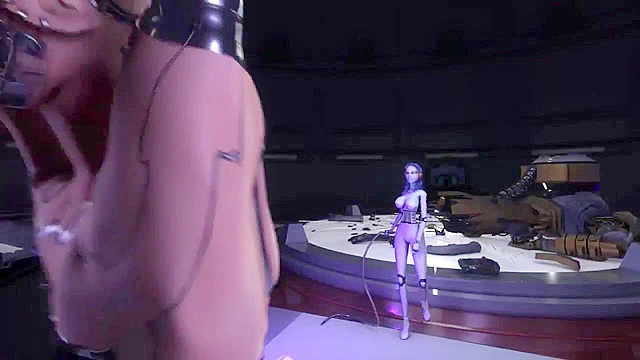 Doppelganger Alpha - Female warrior robot fucks everyone into submission