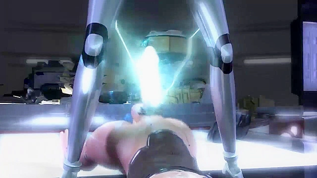 Doppelganger Alpha - Female warrior robot fucks everyone into submission