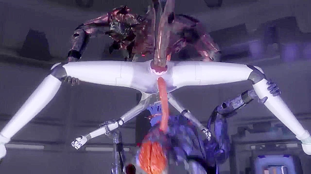 Doppelganger Alpha - Female warrior robot fucks everyone into submission