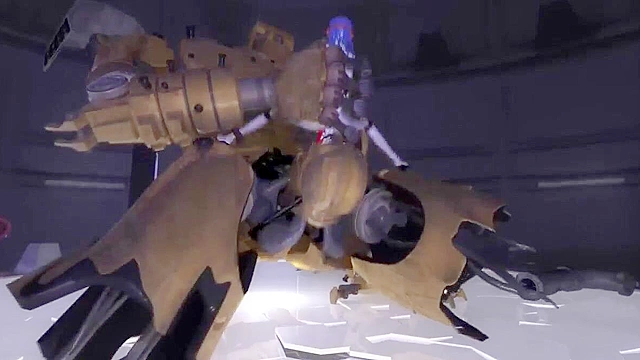 Doppelganger Alpha - Female warrior robot fucks everyone into submission