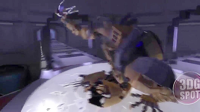 Doppelganger Alpha - Female warrior robot fucks everyone into submission