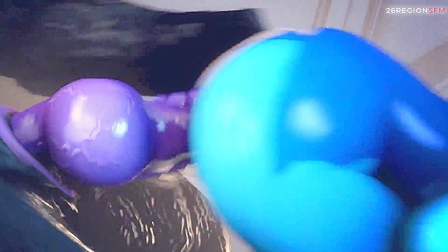 Samus Aran fucks ravagers huge purple cock