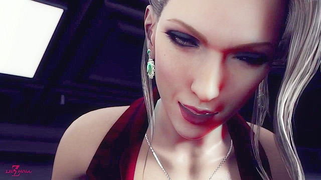 3D Porn Scarlet Fantasy - Cloud strife is tied up and Scarlet sucks his dick