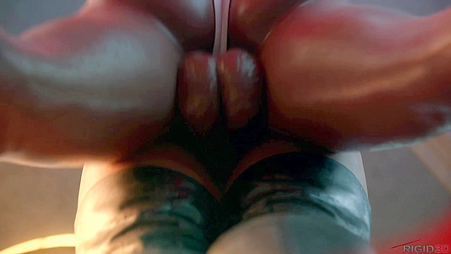 Futanari Wonder Woman and Power Girl take turns ass fucking Catwoman