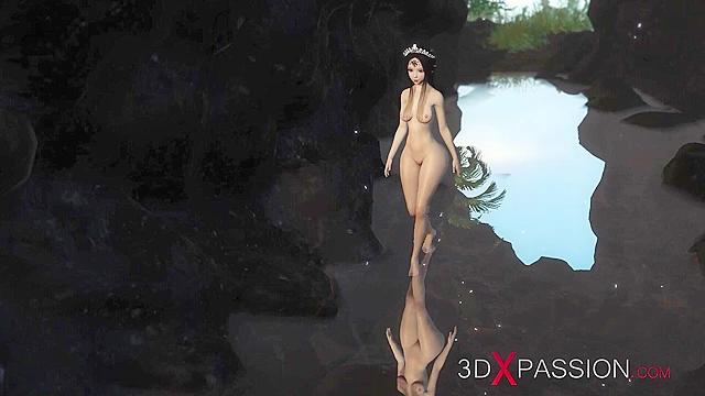 Beautiful young queen gets fucked hard by a Goggles monster in 3d porn