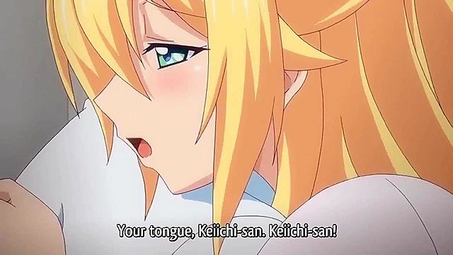 Mankitsu Happening 3 - Lucky pervert is hentai ass fucking busty employee at the store