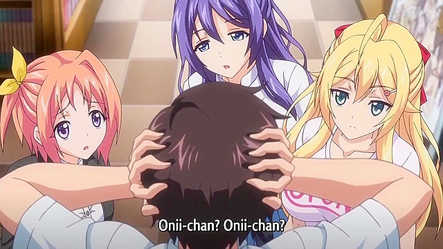 Mankitsu Happening 3 - Lucky pervert is hentai ass fucking busty employee at the store