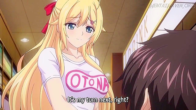 Mankitsu Happening 3 - Lucky pervert is hentai ass fucking busty employee at the store