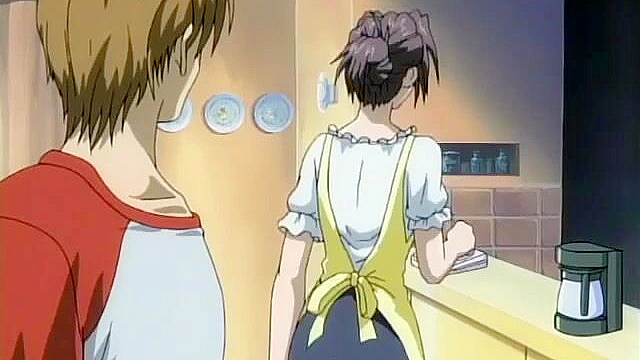 Busty cheating mother gets her ass fingered while fucking her son