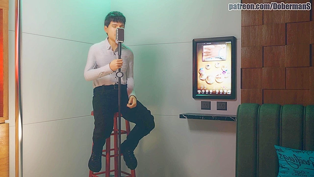 3D cheating porn - Boyfriend watches while his girlfriend fucks a huge dick to settle his debt