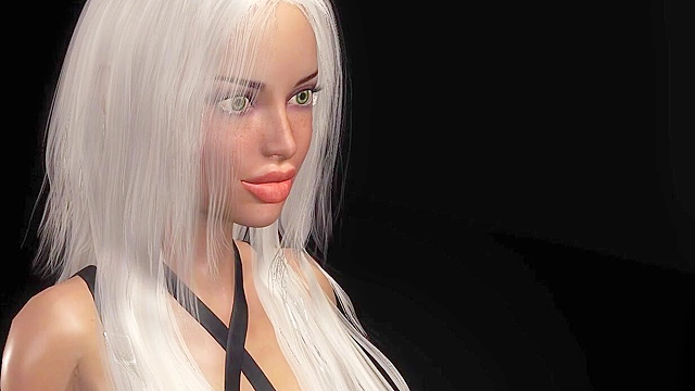 3d model shemale rough fucks a horny girlfriend on the runway