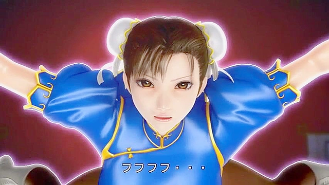 Chun Li is captured, chained and then fucked with toys