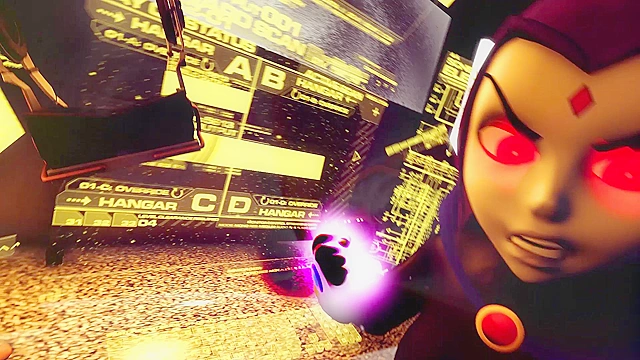 Raven from Teen Titans loses her control and fucks slave