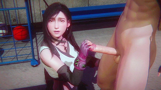 Everyone's favorite waifu Tifa gets double penetrated