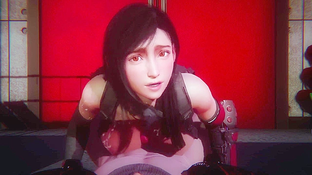Everyone's favorite waifu Tifa gets double penetrated