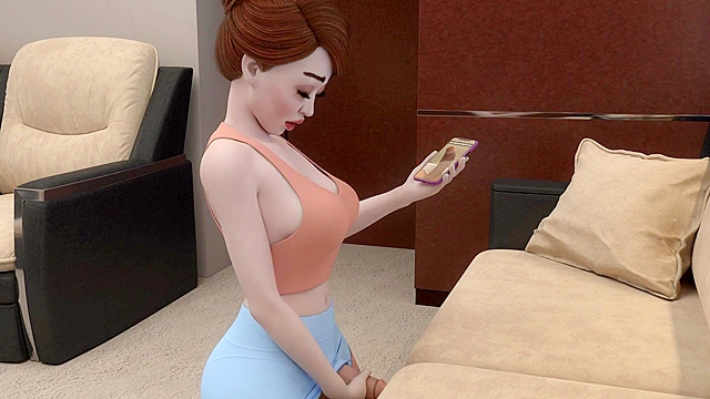 The boss fucks futa ass with big cock on plane