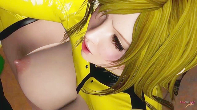 Busty japanese girl is used as a sex slave on a space battleship