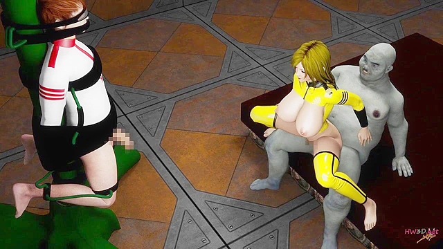 Busty japanese girl is used as a sex slave on a space battleship