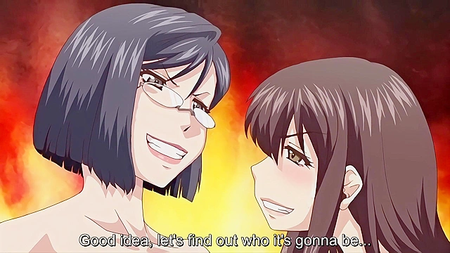 Slutty Immoral Older Sister 4 - Hentai sister and perverted girlfriend get anal fisted