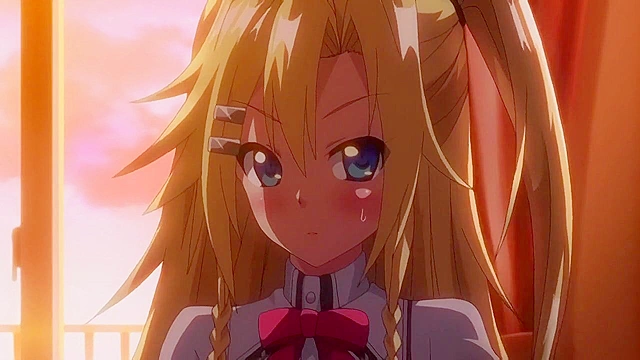 Schoolgirl gets her asshole worked over by a dildo then she moans while penetrated