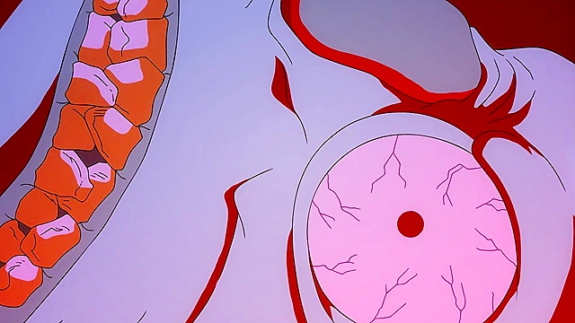 Demon monster tentacle fucks female ghostbuster in cartoon porn