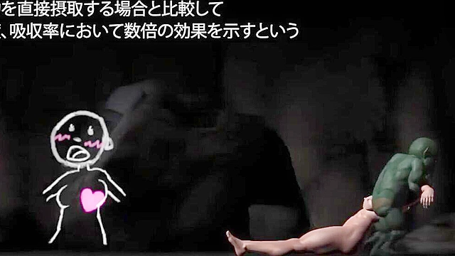 3D warrior princess gets her ass fucked by trolls in a dungeon