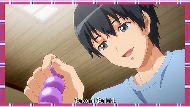 Bound anime teen gets dildos in her pussy and asshole while bound