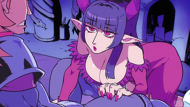 Lithica: Succubus Conquered - Brave knight ass fucks cartoon porn demon