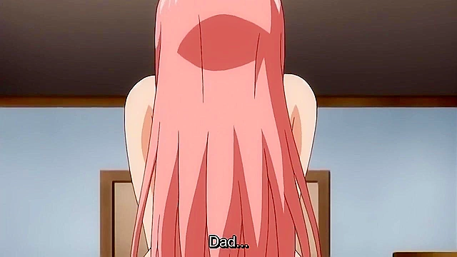 Papa Love 1 - Busty hentai daughter fucks her dad with pussy and ass because he is lonely