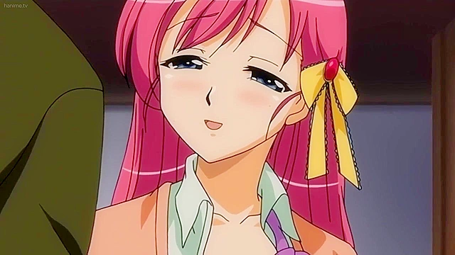 Desire & Hatred 1 - Busty hentai teacher gets two carrots rammed in her ass and pussy