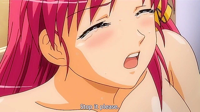 Desire & Hatred 1 - Busty hentai teacher gets two carrots rammed in her ass and pussy