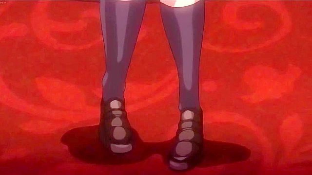 Dirty hentai housewife fucks strangers while her husband watches from closet