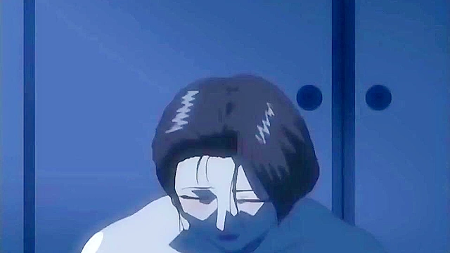 Dirty hentai brother is ass fucking his sister and mom in anal threesome