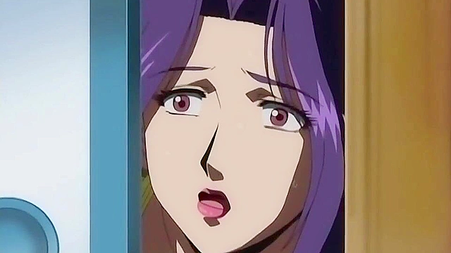 Dirty hentai brother is ass fucking his sister and mom in anal threesome