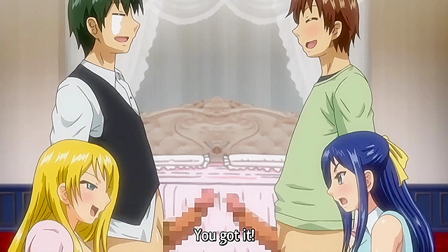 Milady is Obsessed with Sex 2 - Two busty princesses get their asses gaped while maids watch