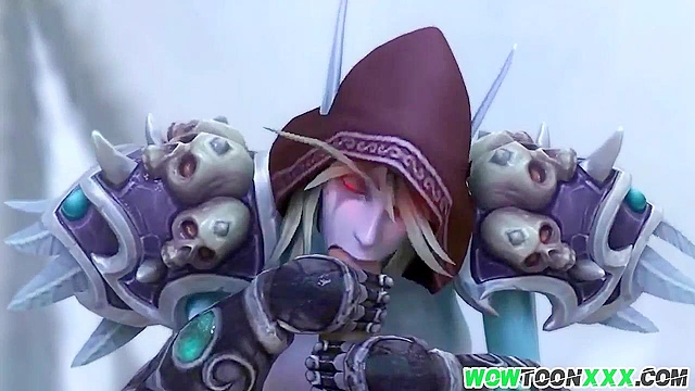 Sylvanas Windrunner fucked in the ass by the king
