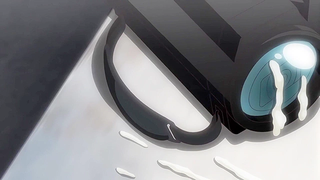 Cosplay Change 2 - Cute catgirl gets a huge vibrator shoved up her asshole while handcuffed