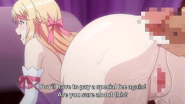 Making a Wonderful Nation 2 - Busty anime princess is anal fucked by customer