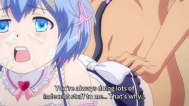 Making a Wonderful Nation 2 - Busty anime princess is anal fucked by customer