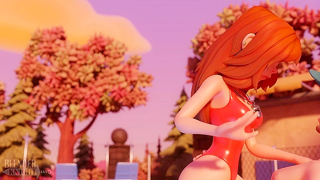 Wendy loves sucking And fucking Dipper at the pool