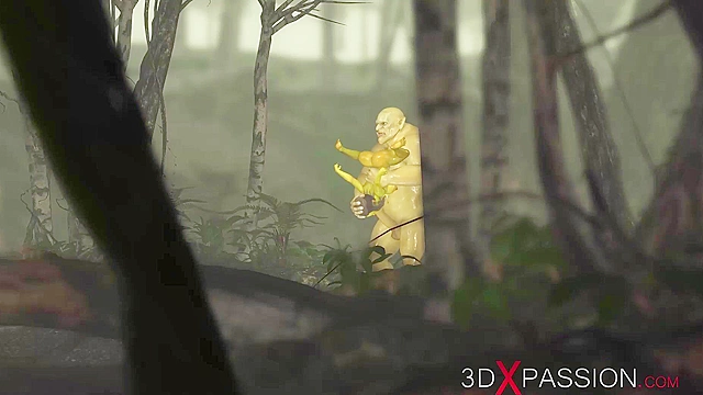 Horny female goblin Arwen fucked by Green monster Ogre