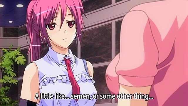 Horny nurse is toying her asshole with anal beads before doctor fucks her in hentai hospital